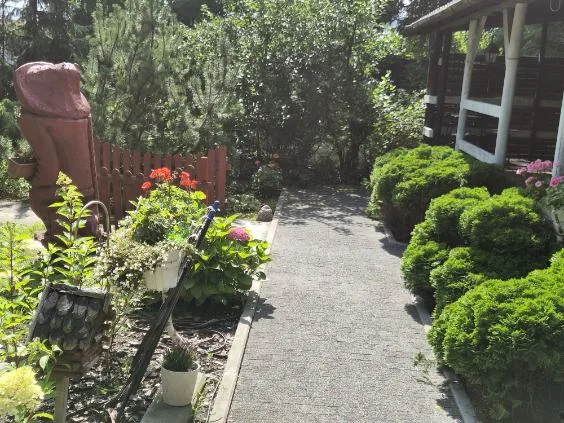 Well-kept garden with flowers